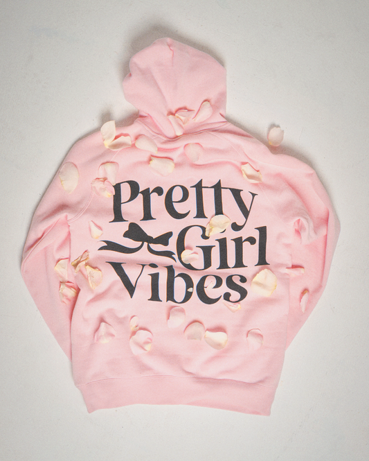 PRETTY GIRL VIBES HOODIE (PINK)